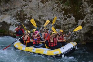 Discesa Rafting Famiglie Fiume Lao